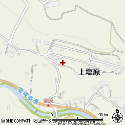 栃木県那須塩原市上塩原647-92周辺の地図
