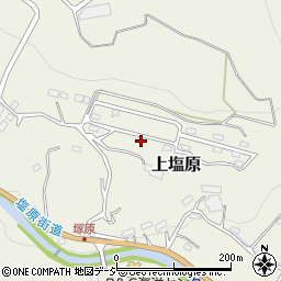栃木県那須塩原市上塩原647-75周辺の地図