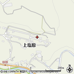 栃木県那須塩原市上塩原647-77周辺の地図