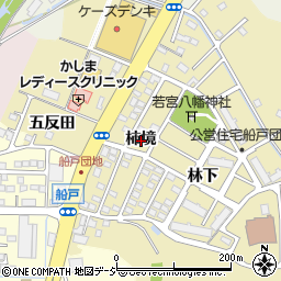 福島県いわき市鹿島町船戸柿境周辺の地図