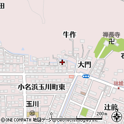福島県いわき市小名浜玉川町東27周辺の地図