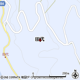 新潟県十日町市田代周辺の地図