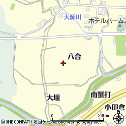 福島県いわき市常磐白鳥町八合周辺の地図