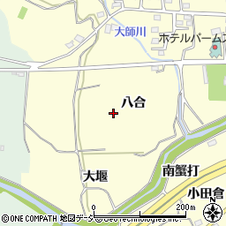福島県いわき市常磐白鳥町（八合）周辺の地図
