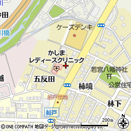 福島県いわき市鹿島町船戸沼田周辺の地図