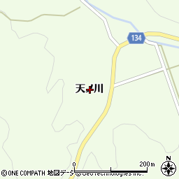 福島県いわき市田人町黒田天ノ川周辺の地図