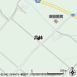 〒325-0107 栃木県那須塩原市高林の地図