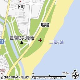 福島県いわき市平豊間塩場周辺の地図