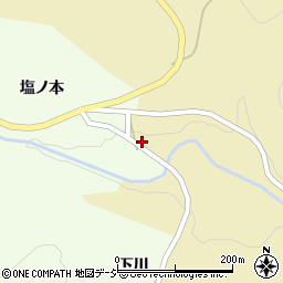 福島県いわき市遠野町滝釜ノ沢周辺の地図