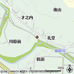 福島県いわき市常磐藤原町川原前周辺の地図