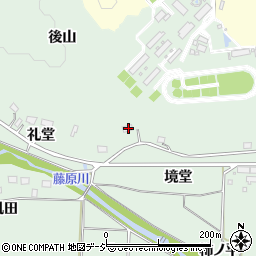 福島県いわき市常磐藤原町境堂周辺の地図