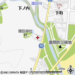 福島県いわき市平豊間下ノ内周辺の地図