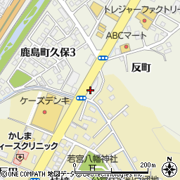 福島県いわき市鹿島町久保薬師前周辺の地図