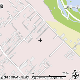 栃木県那須塩原市東原周辺の地図