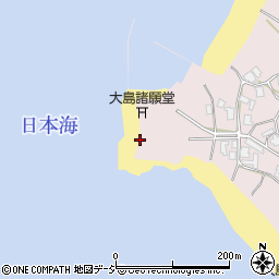 石川県羽咋郡志賀町大島イ周辺の地図
