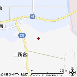 石川県羽咋郡志賀町二所宮井周辺の地図