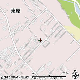 栃木県那須塩原市東原215-25周辺の地図