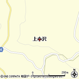 新潟県妙高市上小沢周辺の地図