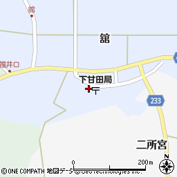 石川県羽咋郡志賀町舘ノ周辺の地図