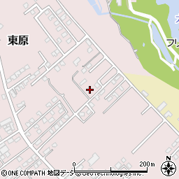 栃木県那須塩原市東原214-64周辺の地図