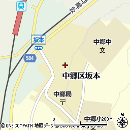 新潟県上越市中郷区坂本周辺の地図