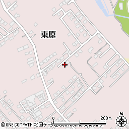 栃木県那須塩原市東原210周辺の地図