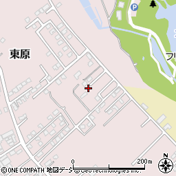 栃木県那須塩原市東原214周辺の地図