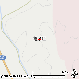 福島県東白川郡塙町堀越亀ノ江周辺の地図