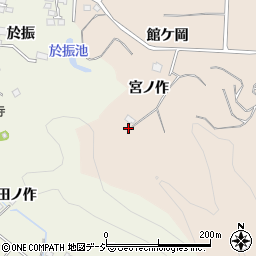 福島県いわき市鹿島町下蔵持宮ノ作33周辺の地図