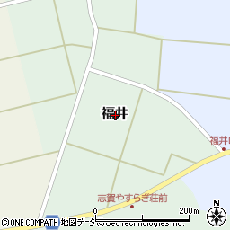 石川県羽咋郡志賀町福井周辺の地図