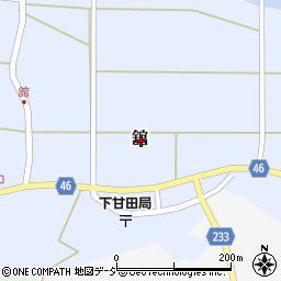 石川県羽咋郡志賀町舘周辺の地図