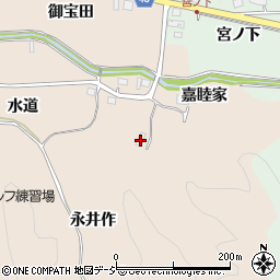 福島県いわき市鹿島町下蔵持嘉睦家31周辺の地図