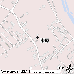 栃木県那須塩原市東原206周辺の地図