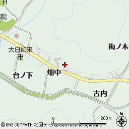 福島県いわき市鹿島町上蔵持畑中周辺の地図