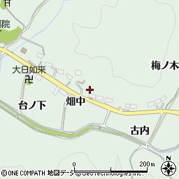 福島県いわき市鹿島町上蔵持（畑中）周辺の地図
