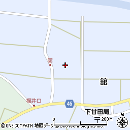石川県志賀町（羽咋郡）舘（ム）周辺の地図