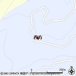 新潟県十日町市西方周辺の地図