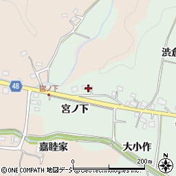 福島県いわき市鹿島町上蔵持宮ノ下周辺の地図