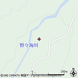 野々海川周辺の地図