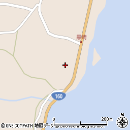 石川県七尾市黒崎町（ユ）周辺の地図