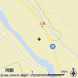 福島県いわき市遠野町滝堂知周辺の地図