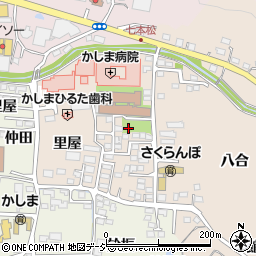 福島県いわき市鹿島町下蔵持中沢目周辺の地図