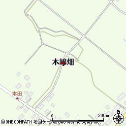 栃木県那須塩原市木綿畑周辺の地図