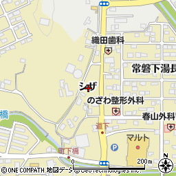 福島県いわき市常磐下湯長谷町シザ周辺の地図