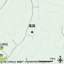 福島県いわき市鹿島町上蔵持滝浪周辺の地図