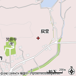 福島県いわき市常磐下船尾町戻堂周辺の地図