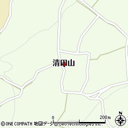 新潟県十日町市清田山周辺の地図