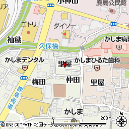 福島県いわき市鹿島町久保（里屋）周辺の地図
