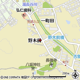 福島県いわき市常磐下湯長谷町野木前47周辺の地図