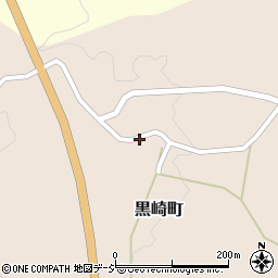 石川県七尾市黒崎町テ周辺の地図
